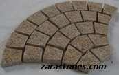 Zara Sunset Gold Cobbles Fan